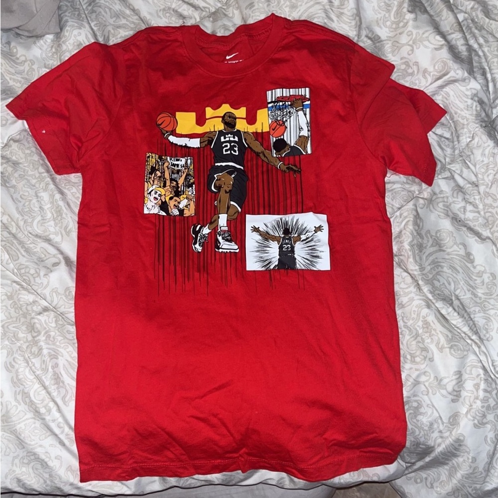 Nike Red Graphic Short Sleeve Men's Tee